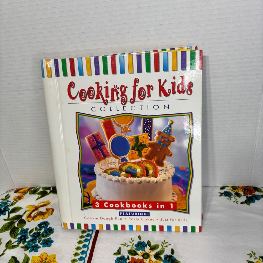 Vintage 2000s Cooking for Kids Collection Cookbook 3 Cookbooks in 1